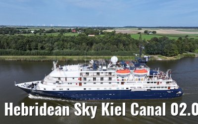 Hebridean Sky Kiel Canal 02.09.2024
