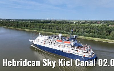Hebridean Sky Kiel Canal 02.09.2024