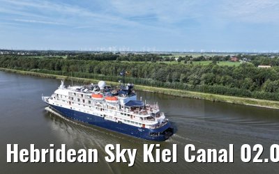 Hebridean Sky Kiel Canal 02.09.2024