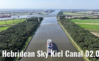 Hebridean Sky Kiel Canal 02.09.2024