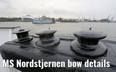 MS Nordstjernen bow details