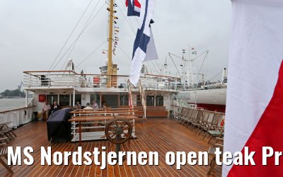 MS Nordstjernen open teak Promenade Deck aft
