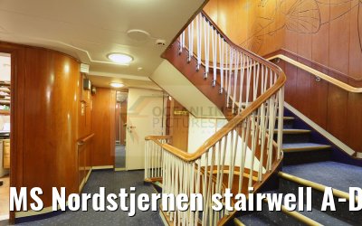 MS Nordstjernen stairwell A-Deck forward