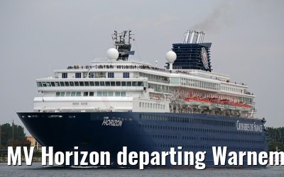 MV Horizon departing Warnemünde 18.08.2015