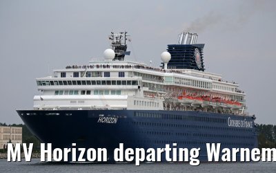 MV Horizon departing Warnemünde 18.08.2015