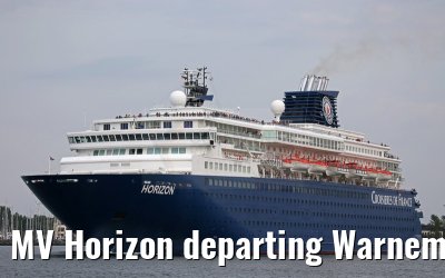 MV Horizon departing Warnemünde 18.08.2015