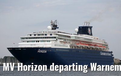 MV Horizon departing Warnemünde 18.08.2015