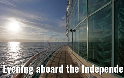 Evening aboard the Independence of the Seas