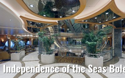 Independence of the Seas Boleros Lounge and Atrium