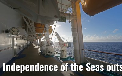 Independence of the Seas outside Promenade