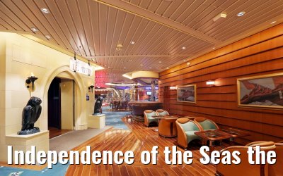 Independence of the Seas the Labyrinth entrance and Schooner Bar