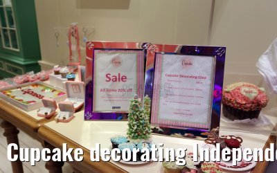 Cupcake decorating Independence of the Seas