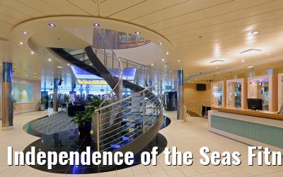 Independence of the Seas Fitness Center entrance