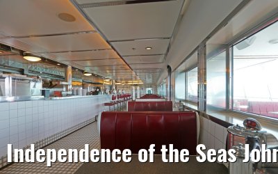 Independence of the Seas Johnny Rockets inside