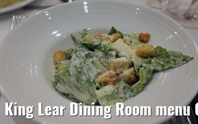 King Lear Dining Room menu 04.12.2015