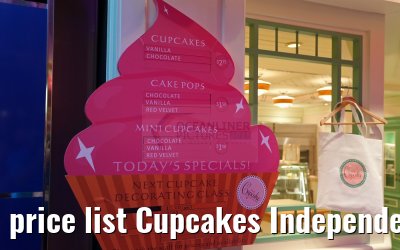 price list Cupcakes Independence of the Seas