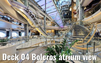 Deck 04 Boleros atrium view