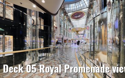 Deck 05 Royal Promenade view