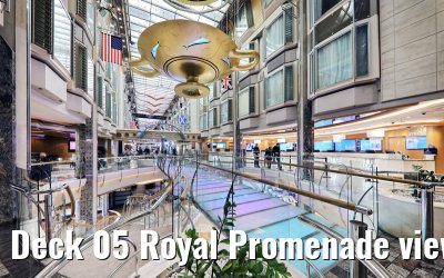 Deck 05 Royal Promenade view