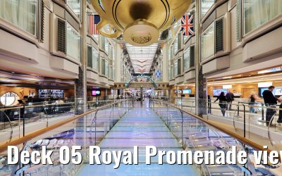 Deck 05 Royal Promenade view