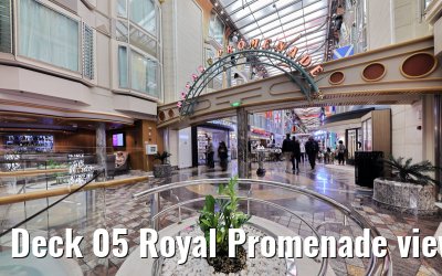 Deck 05 Royal Promenade view