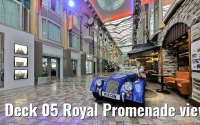 Deck 05 Royal Promenade view