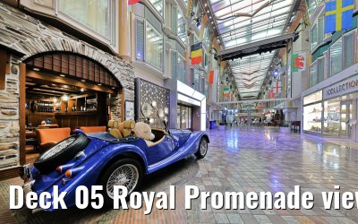 Deck 05 Royal Promenade view