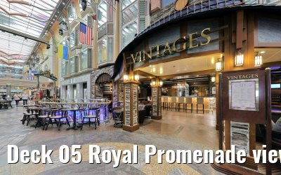 Deck 05 Royal Promenade view