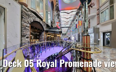 Deck 05 Royal Promenade view
