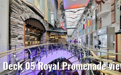 Deck 05 Royal Promenade view