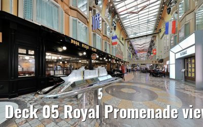 Deck 05 Royal Promenade view