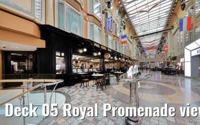 Deck 05 Royal Promenade view
