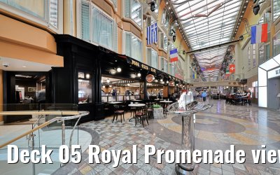 Deck 05 Royal Promenade view