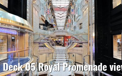 Deck 05 Royal Promenade view