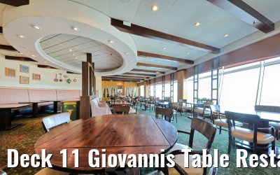 Deck 11 Giovannis Table Restaurant