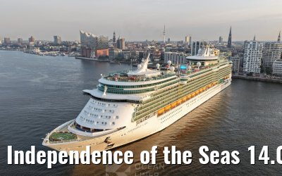 Independence of the Seas 14.08.2025 Hamburg arrival