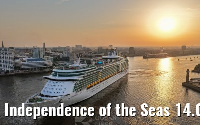 Independence of the Seas 14.08.2025 Hamburg arrival