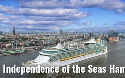 Independence of the Seas Hamburg departure 14.08.2025