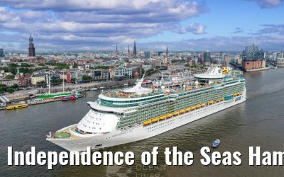 Independence of the Seas Hamburg departure 14.08.2025
