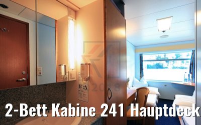 2-Bett Kabine 241 Hauptdeck MS Sofia 2-Bett Kabine 241 Hauptdeck MS Sofia