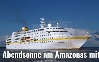 Abendsonne am Amazonas mit der MS Hamburg 12.01.2015 Abendsonne am Amazonas mit der MS Hamburg 12.01.2015