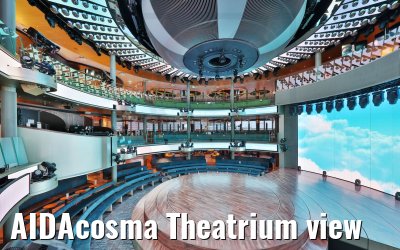 AIDAcosma Theatrium view AIDAcosma Theatrium view