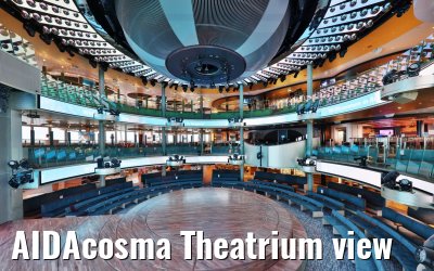 AIDAcosma Theatrium view AIDAcosma Theatrium view