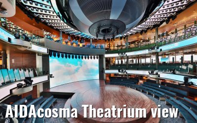 AIDAcosma Theatrium view AIDAcosma Theatrium view