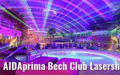 AIDAprima Bech Club Lasershow AIDAprima Bech Club Lasershow
