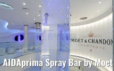 AIDAprima Spray Bar by Moet & Chandon AIDAprima Spray Bar by Moet & Chandon
