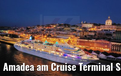 Amadea am Cruise Terminal Santa Apolonia Lissabon 17.12.2021 Amadea am Cruise Terminal Santa Apolonia Lissabon 17.12.2021