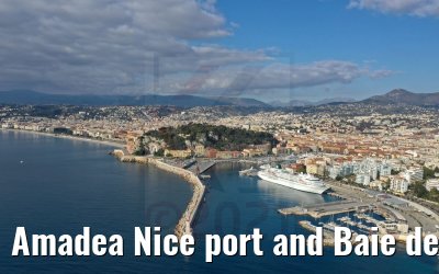 Amadea Nice port and Baie des Anges 22.12.2021 Amadea Nice port and Baie des Anges 22.12.2021