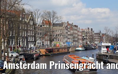 Amsterdam Prinsengracht and canal boat 03.04.2016 Amsterdam Prinsengracht and canal boat 03.04.2016