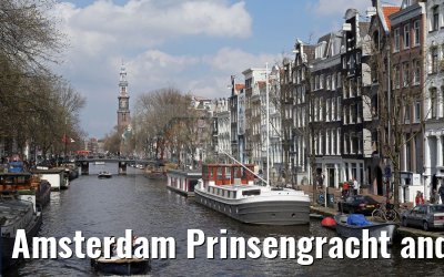 Amsterdam Prinsengracht and Westerkerk 03.04.2016 Amsterdam Prinsengracht and Westerkerk 03.04.2016